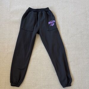 Kids Black Joggers